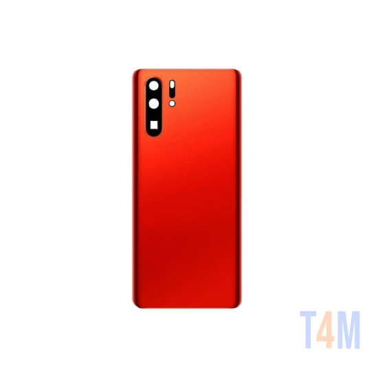 Tampa Traseira+Lente da Câmera Huawei P30 Pro Vermelho